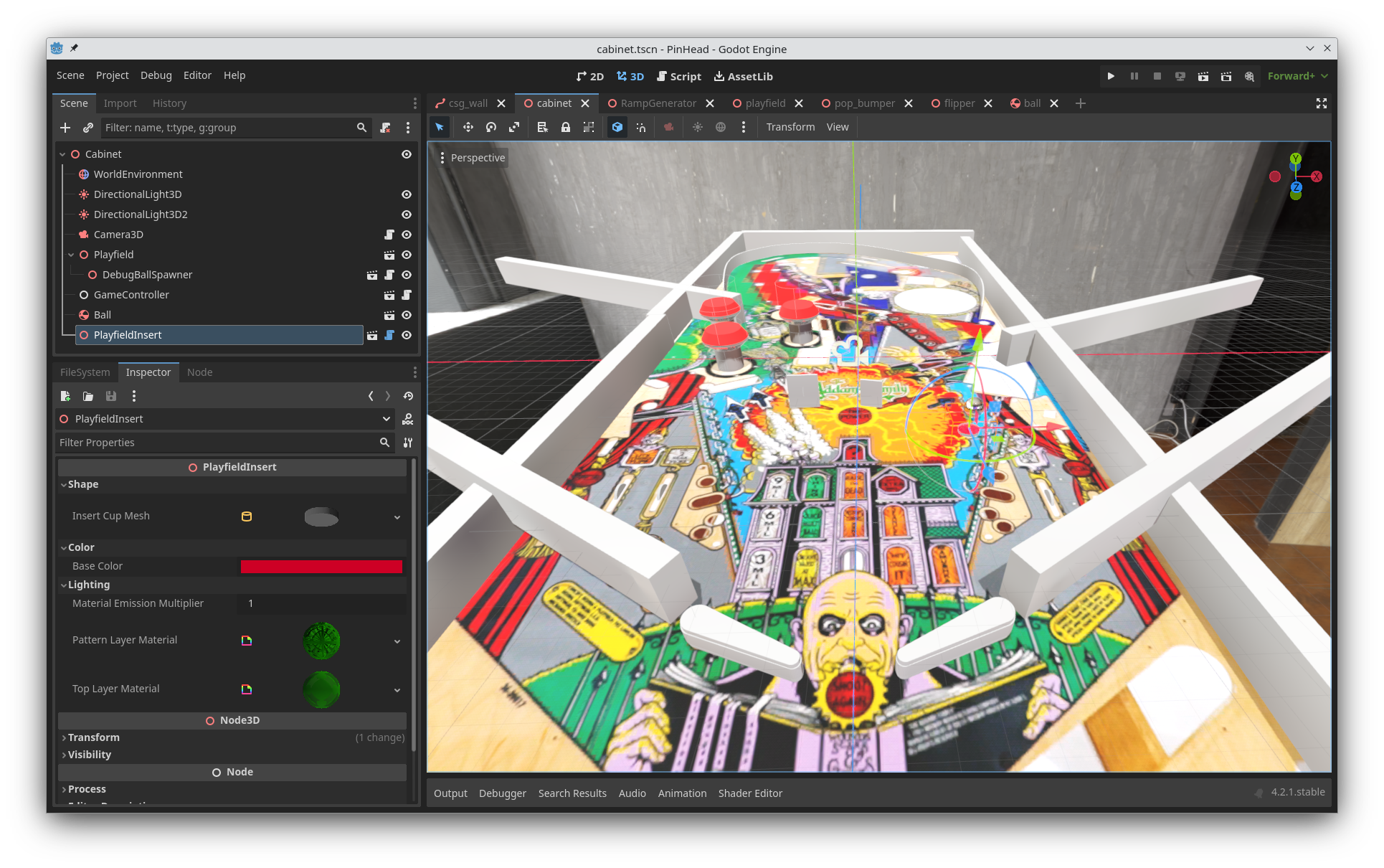 Virtual Pinball System In Godot Engine Jack Case Creative Computer